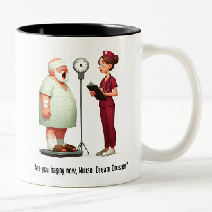 Big Shock für einen großen Patienten Zweifarbige Tasse