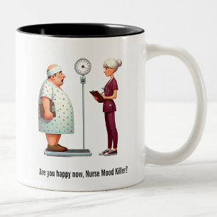 Big Shock für einen großen Patienten Zweifarbige Tasse