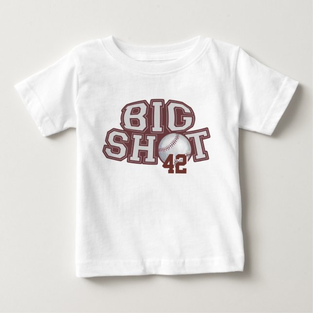 Big Shot Baseball Baby T-shirt (Vorderseite)