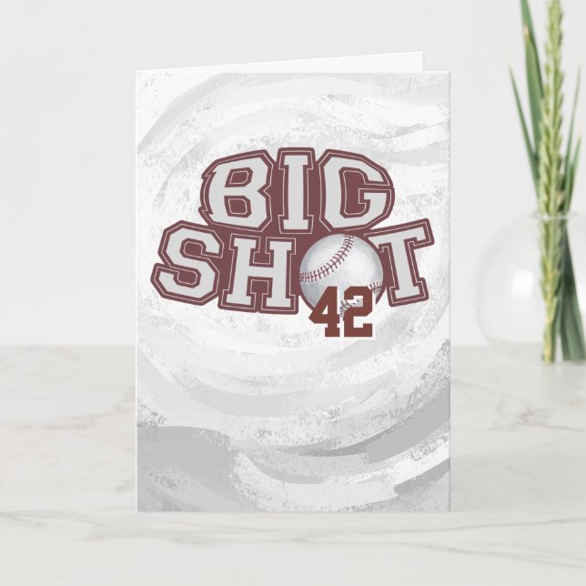 Big Shot Baseball Karte (Vorderseite)