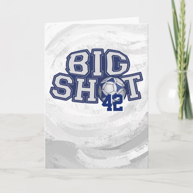 Big Shot Soccerball Karte (Vorderseite)