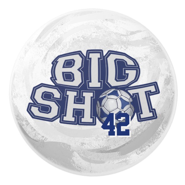 Big Shot Soccerball Keramikknauf (Vorderseite)