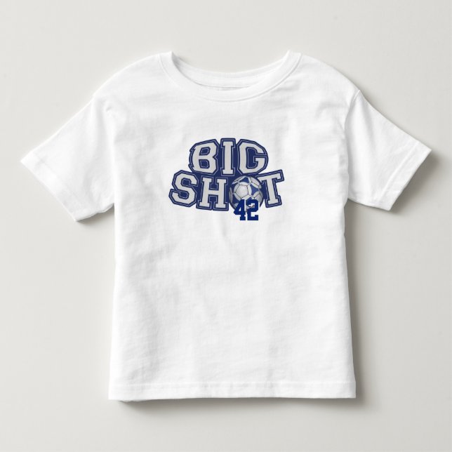 Big Shot Soccerball Kleinkind T-shirt (Vorderseite)