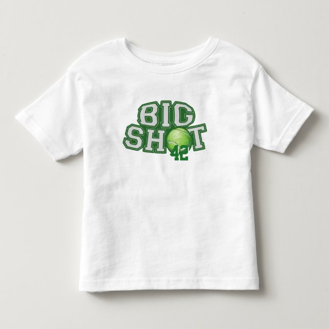 Big Shot Tennis Ball Kleinkind T-shirt (Vorderseite)