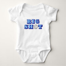 Big Shot Volleyball Baby Shirt Bodysuit