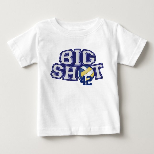 Big Shot Volleyball Baby T-shirt (Vorderseite)