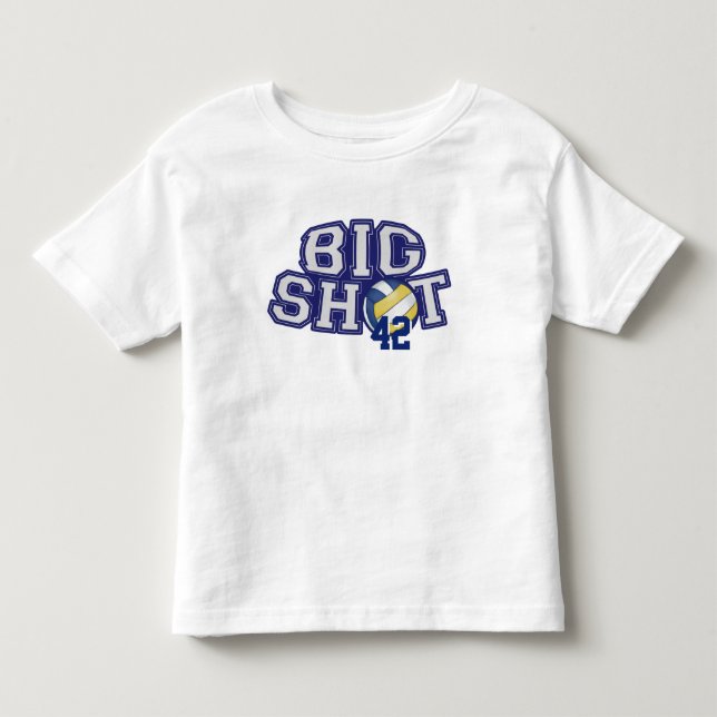 Big Shot Volleyball Kleinkind T-shirt (Vorderseite)
