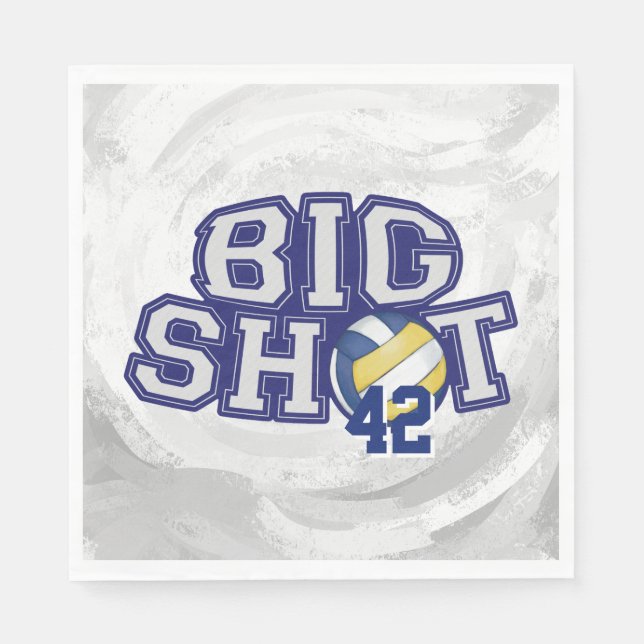 Big Shot Volleyball Serviette (Vorderseite)