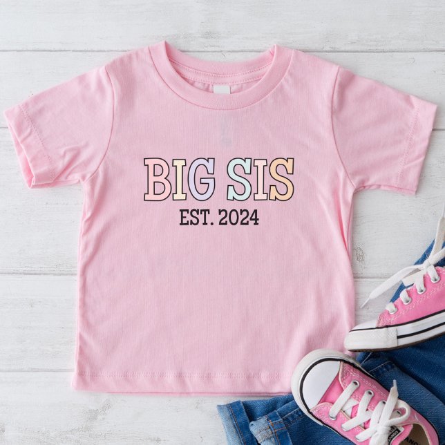 Big Sis Est 2024 Shirt | Kinderankündigung (Von Creator hochgeladen)