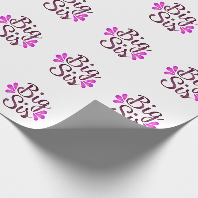 Big Sis Geschenkpapier (Ecke)