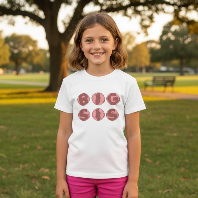 Big Sis Kids T-Shirt (Big sis tee shirt. A way to show family and sibling love.)