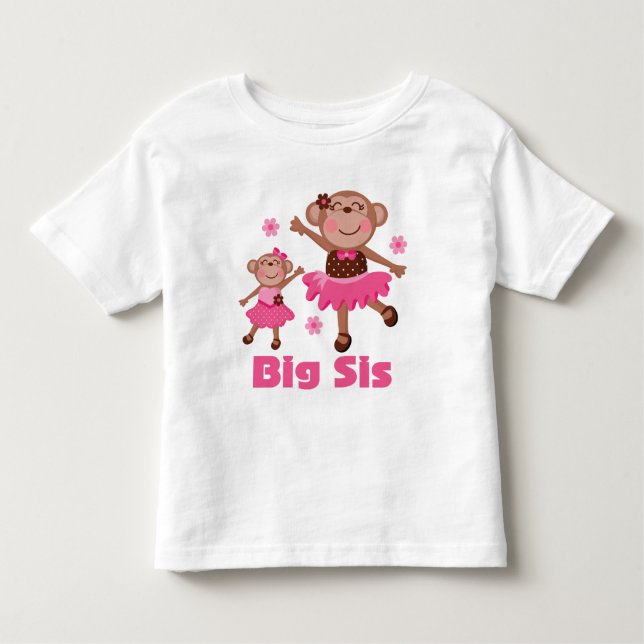 Big Sis Kleinkind T-shirt (Vorderseite)
