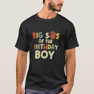 Big Sis of the Birthday Boy Hi 5 Jahre alt BDA T-Shirt