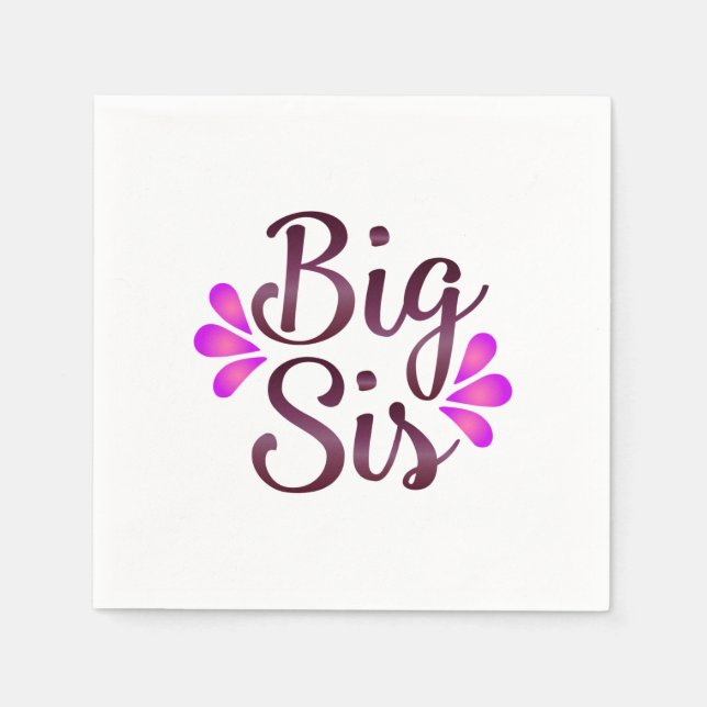 Big Sis Serviette (Vorderseite)