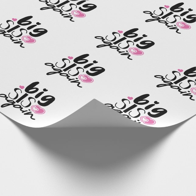 Big Sis Wieder Geschenkpapier (Ecke)