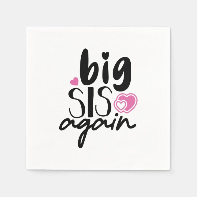 Big Sis Wieder Serviette (Vorderseite)