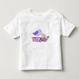 Big Sister-2 Vögel auf einem Zweig Kleinkind T-shirt