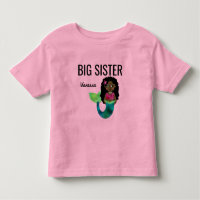 Big Sister African Mermaid Imitats Foil Girl
