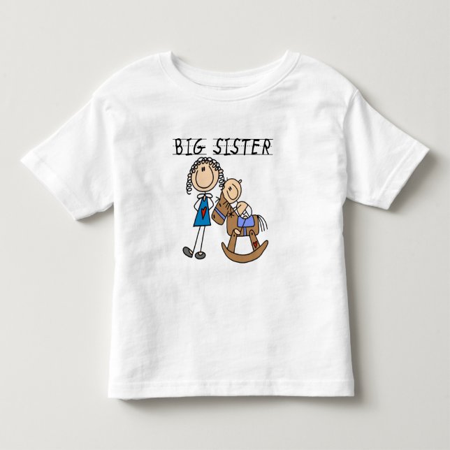 Big Sister Baby Brother T - Shirt und Geschenke (Vorderseite)