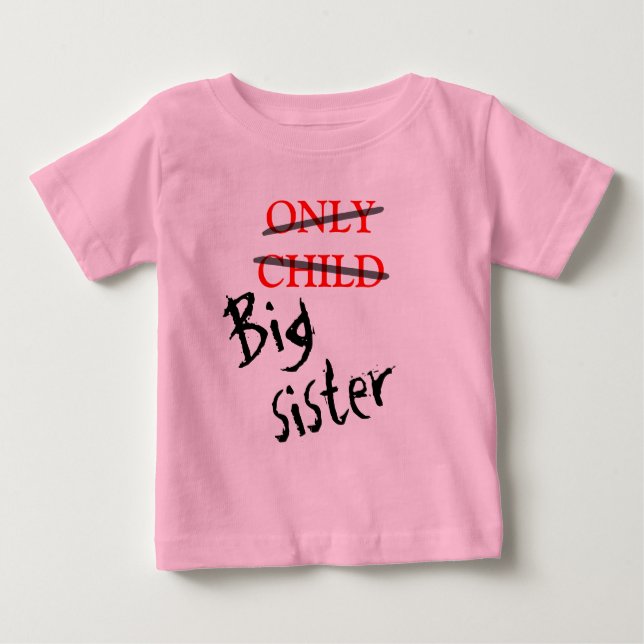 Big Sister Baby T-shirt (Vorderseite)