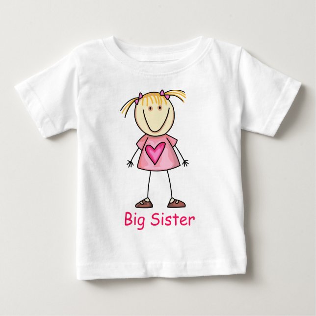Big Sister Baby T-shirt (Vorderseite)