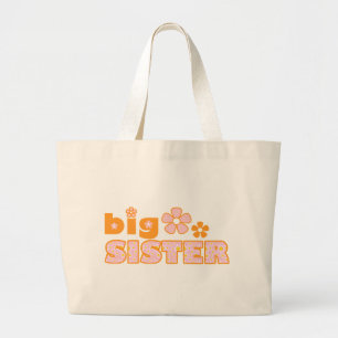 Big Sister Blume Jumbo Stoffbeutel