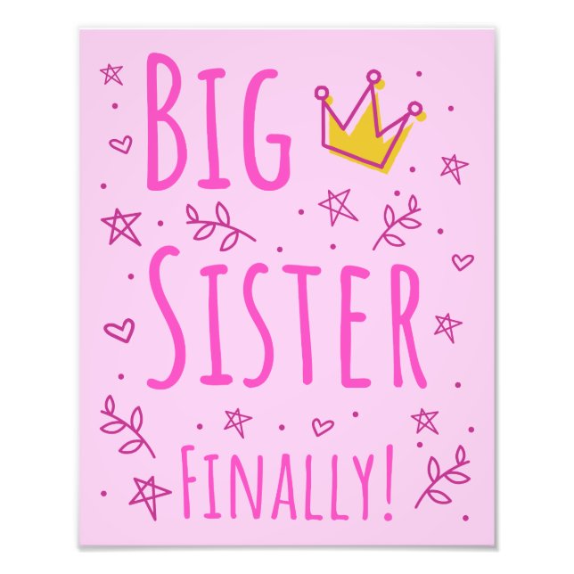 Big Sister Endlich III Fotodruck (Vorne)