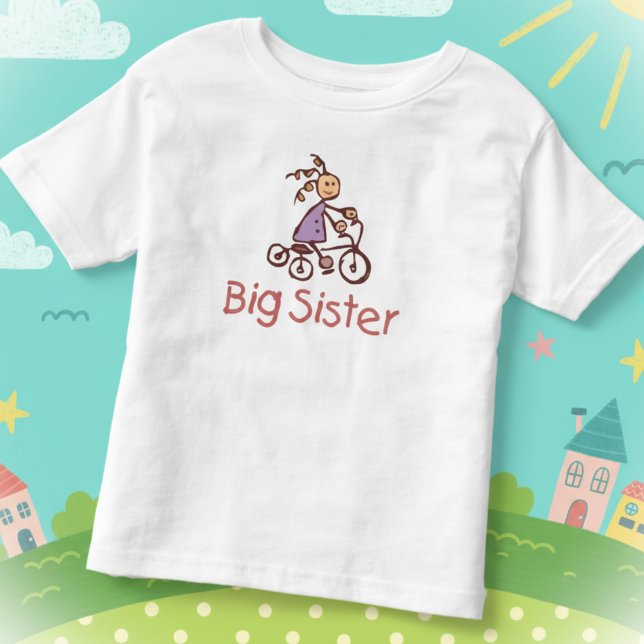 Big Sister Gift Idea: Toddler T-shirt (Big sister toddler t-shirt! Nice gift idea for a new big sister.)