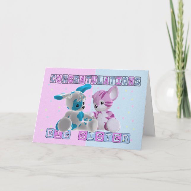 Big Sister gratuliert Karte (Vorderseite)