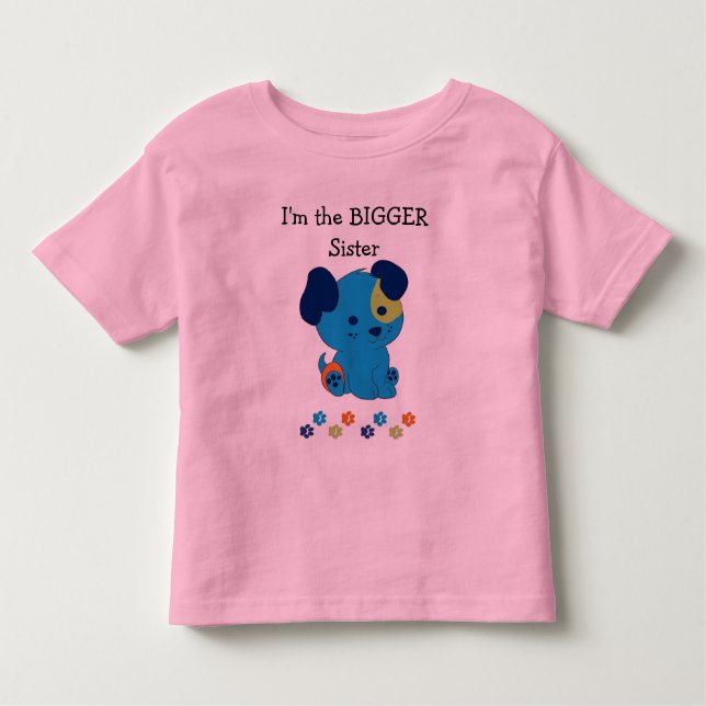 Big Sister Kleinkind T-shirt (Vorderseite)