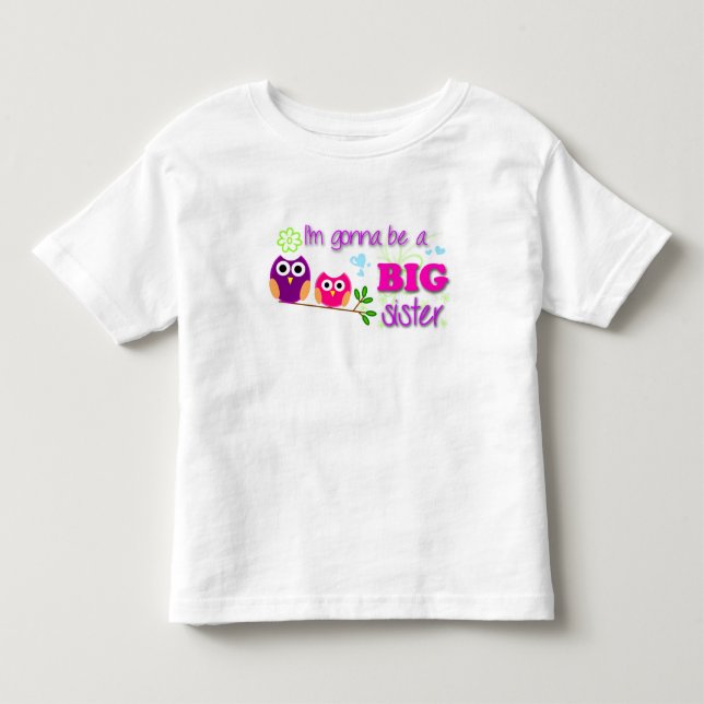 Big Sister Kleinkind-T-Shirt Kleinkind T-shirt (Vorderseite)
