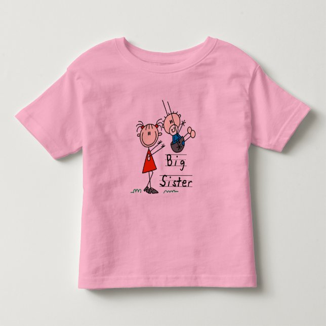 Big Sister Little Brother T - Shirt und Geschenke (Vorderseite)