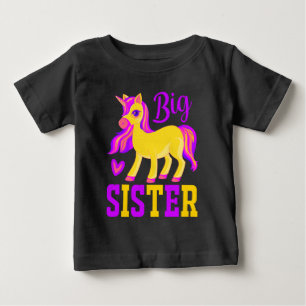Big Sister Magical Unicorn Baby T-shirt
