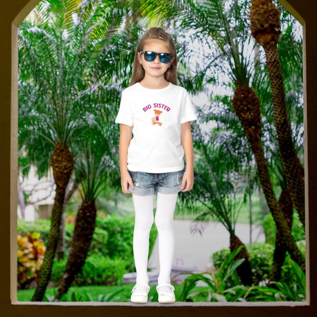 Big Sister mit Baby Brother Proud Sister T - Shirt (Von Creator hochgeladen)