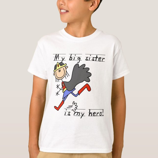 Big Sister My Held T - Shirt und Geschenke (Vorderseite)