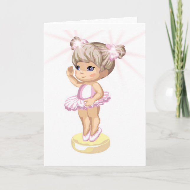 Big Sister oder Birthday Girls Karte (Vorderseite)