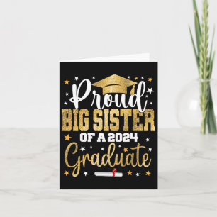Big Sister of a 2024 Graduate Cl Abschluss Karte