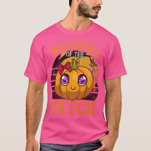 Big Sister Of The Patch Family Group Halloween 550 T-Shirt