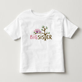 Big Sister Owl Serie Kleinkind T-shirt
