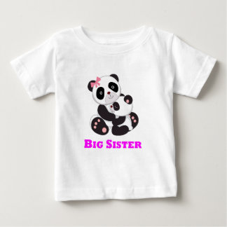 Big Sister Panda Baby T-shirt