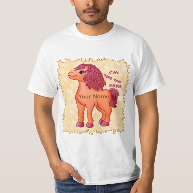 Big Sister Pony T-Shirt (Vorderseite)