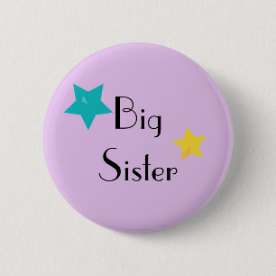 Big Sister Round Button