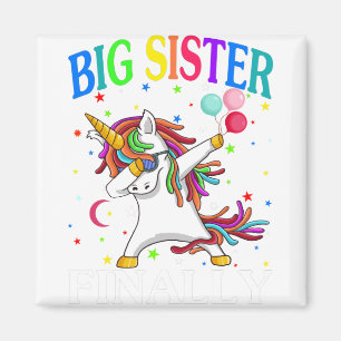 Big Sister Schließlich Einhorn Shirt - Einhorn Shi Magnet