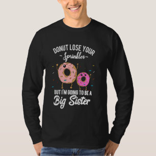 Big Sister Schwangerschaft Ankündigung Baby Girl G T-Shirt