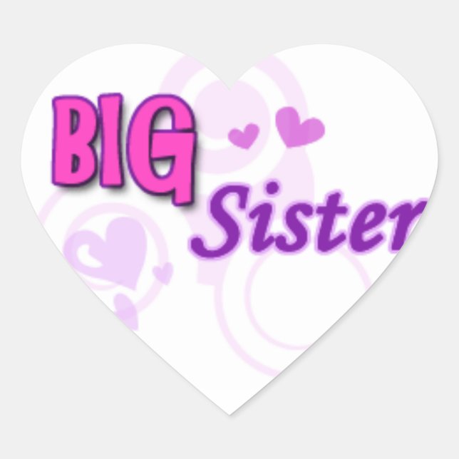 Big Sister Stickers (Vorderseite)