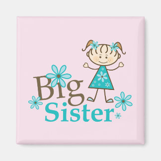 Big Sister Strichmännchen Magnet