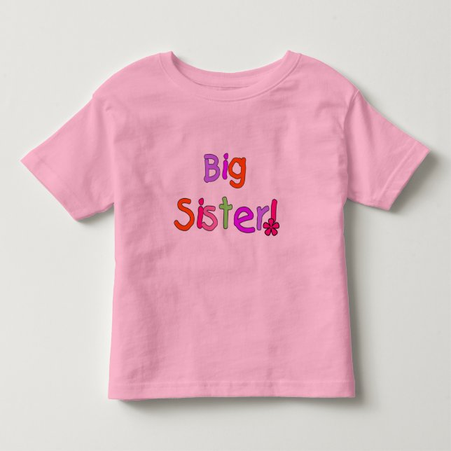 Big Sister T - Shirt und Geschenke (Vorderseite)