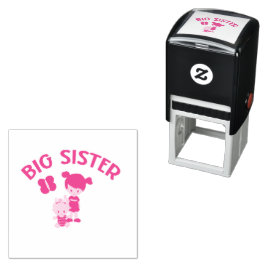 Big Sister to New Baby Sister Permastempel