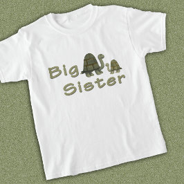 Big Sister Whimsical Turtles T-Shirt