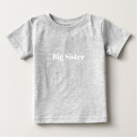 Big Sister White individuelle Name text Moderner n